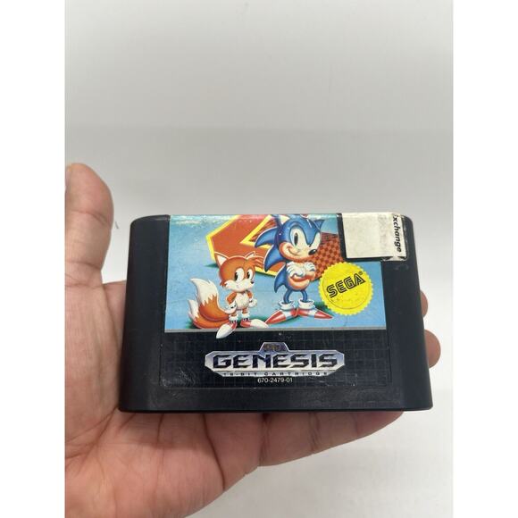 Sonic the Hedgehog 2 - SEGA Genesis Cartridge Rare - Picture 3 of 7